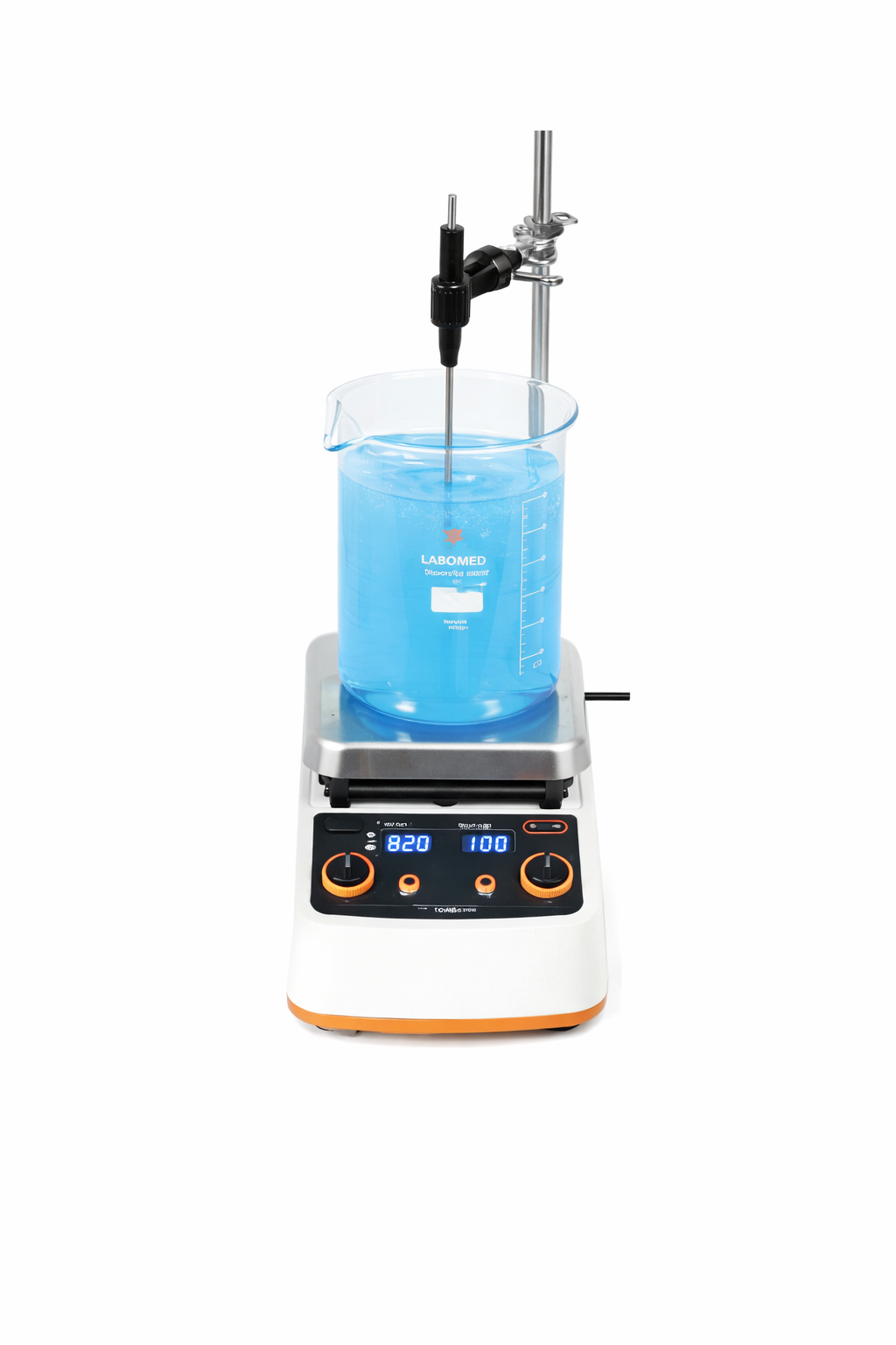 Borosil Digital Magnetic Stirrer with Hot Plate HLS-200P with Timer | Precision Heating & Stirring L